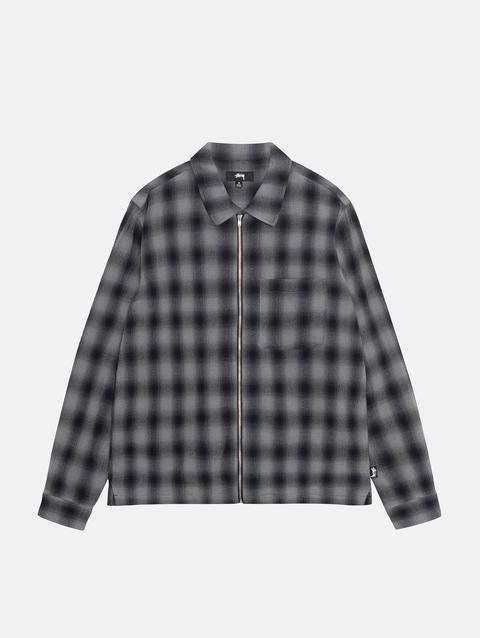 Stussy ZIP SHIRT TWISTED YARN PLAID