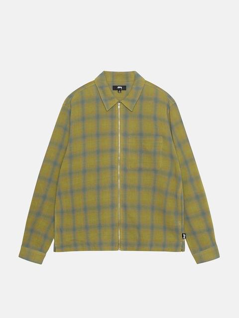 Stussy ZIP SHIRT TWISTED YARN PLAID