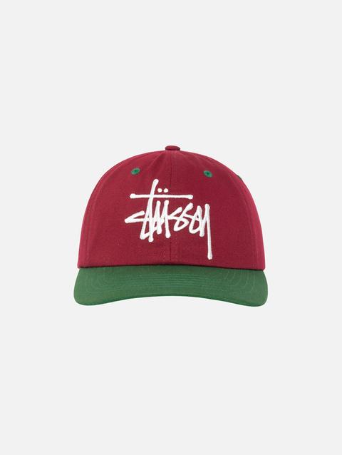 Stussy LOW PROFILE BIG BASIC SNAPBACK