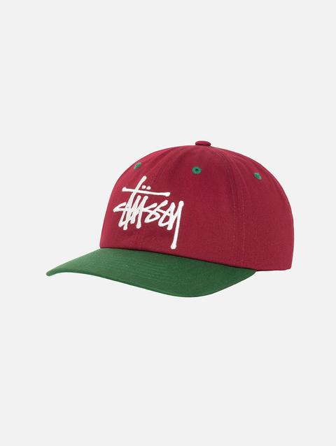 Stussy LOW PROFILE BIG BASIC SNAPBACK