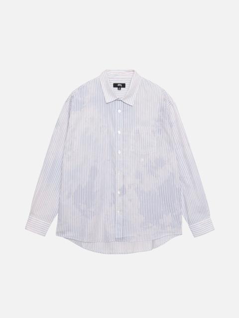 Stussy CLASSIC LS SHIRT BLEACHED POPLIN