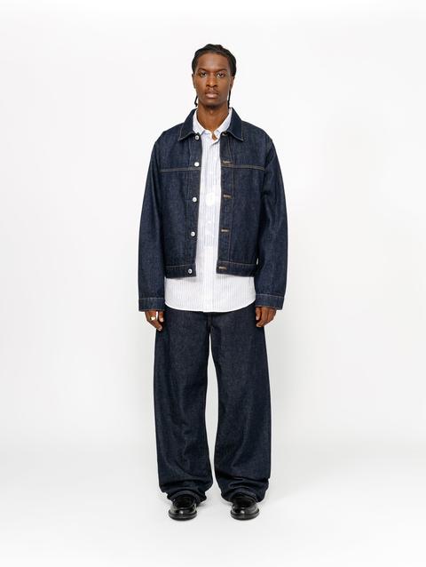 Stussy TRUCKER JACKET DENIM