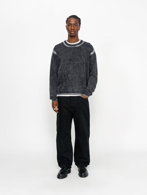 Stussy FADED COTTON KNIT CREW