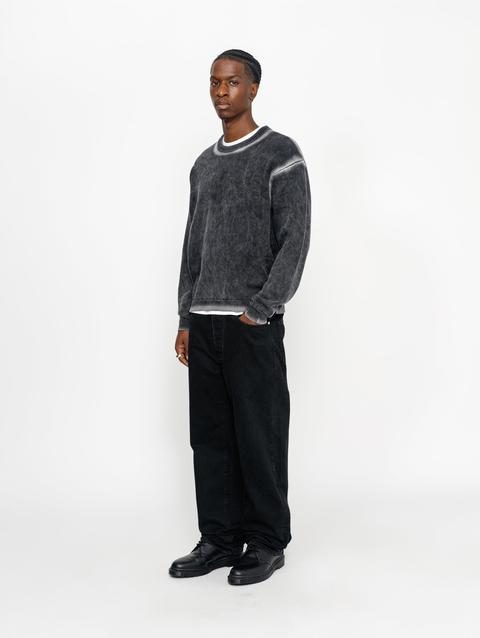 Stussy FADED COTTON KNIT CREW