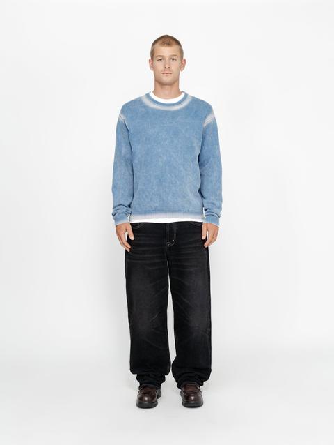 Stussy FADED COTTON KNIT CREW