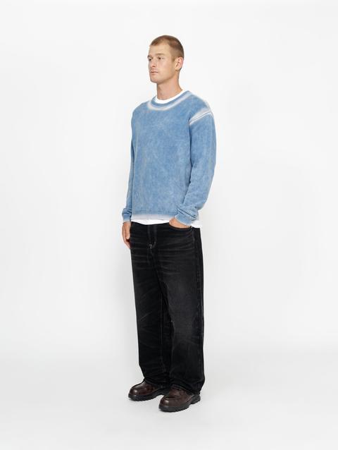 Stussy FADED COTTON KNIT CREW