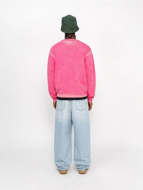 Stussy FADED COTTON KNIT CREW