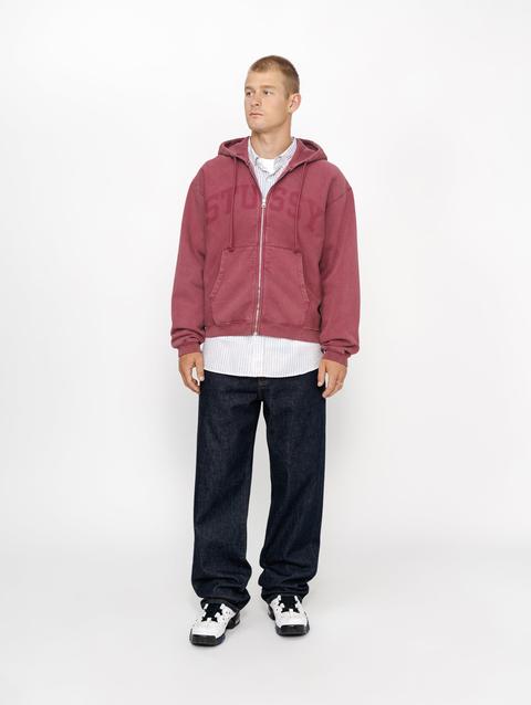 Stussy ZIP HOODIE FADED GRAPHIC