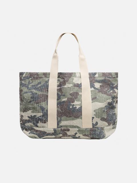 Stussy NEEDLE PUNCH XL TOTE BAG