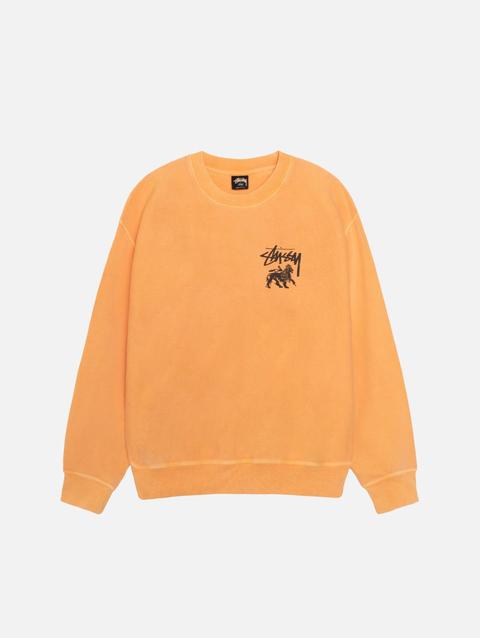 Stussy RASTA LION CREW PIGMENT DYED