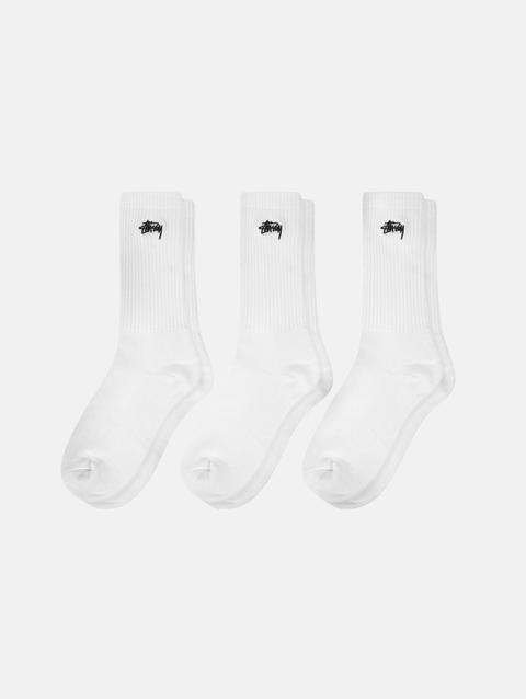 Stussy STOCK CREW SOCKS 3 PACK