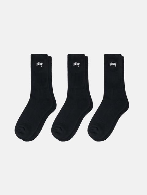 Stussy STOCK CREW SOCKS 3 PACK