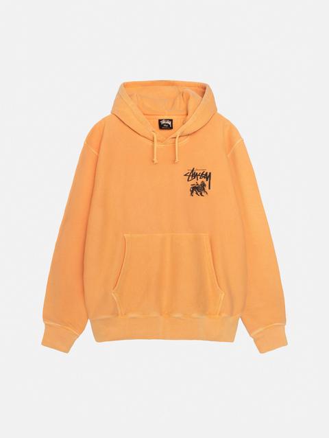 Stussy RASTA LION HOODIE PIGMENT DYED