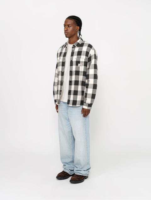 Stussy SHERPA LINED BUFFALO PLAID SHIRT