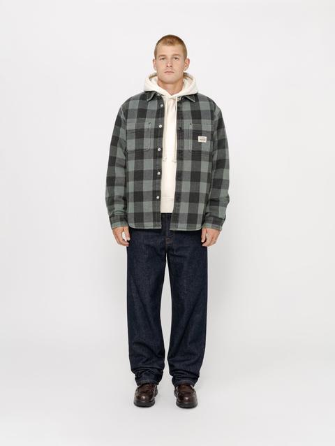 Stussy SHERPA LINED BUFFALO PLAID SHIRT