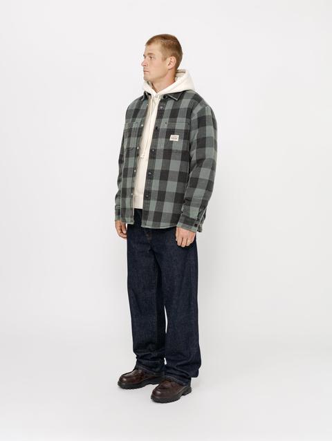 Stussy SHERPA LINED BUFFALO PLAID SHIRT