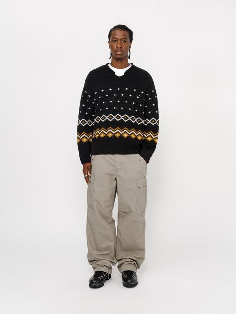 Stussy ROLL NECK FAIRISLE SWEATER