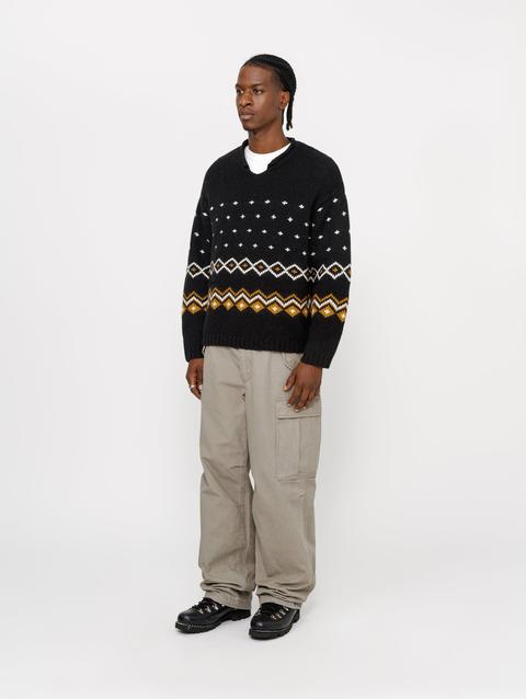 Stussy ROLL NECK FAIRISLE SWEATER