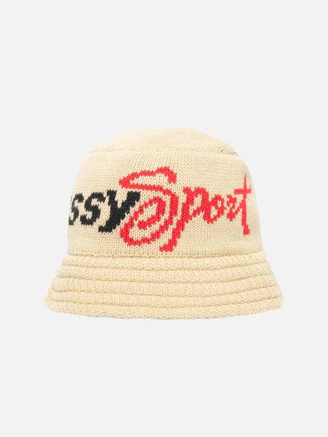 KNIT BUCKET HAT STUSSY SPORT