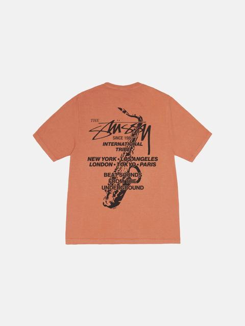 Stussy BEAT SOUNDS TEE PIGMENT DYED