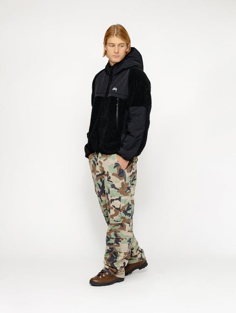 Stussy SHERPA PANELED HOODED JACKET