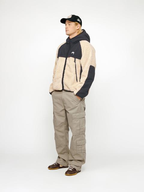 Stussy SHERPA PANELED HOODED JACKET