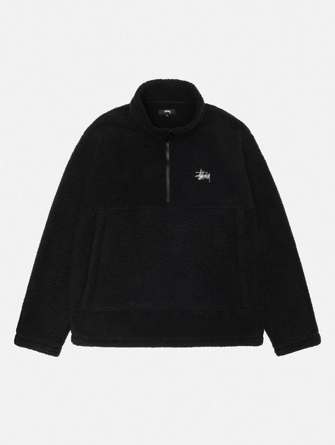 Stussy POLAR FLEECE HALF ZIP MOCK NECK